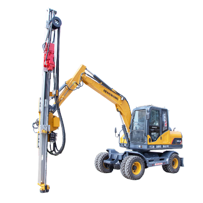 HW200 Excavator Mounted DTH Drilling Rig